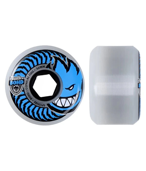 SPITFIRE CONICAL FULL WHEELS (CLEAR BLUE) 80A