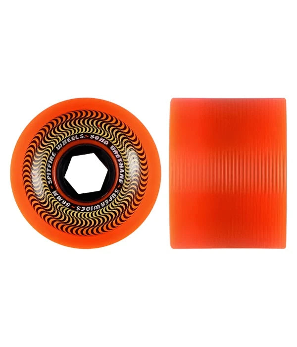 SPITFIRE SUPERWIDES WHEELS (ORANGE) 58 MM 80A