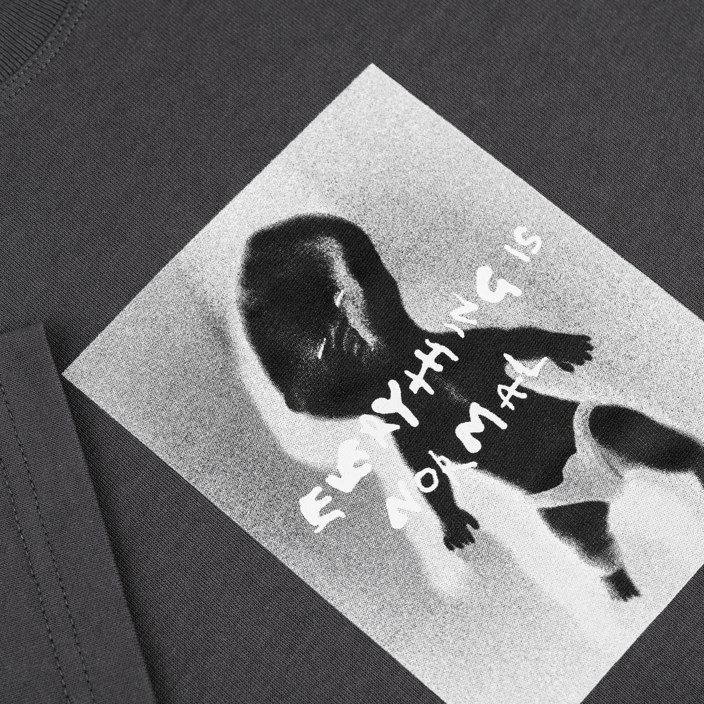 POLAR TEE | EVERYTHING IS NORMAL - GRAPHITE