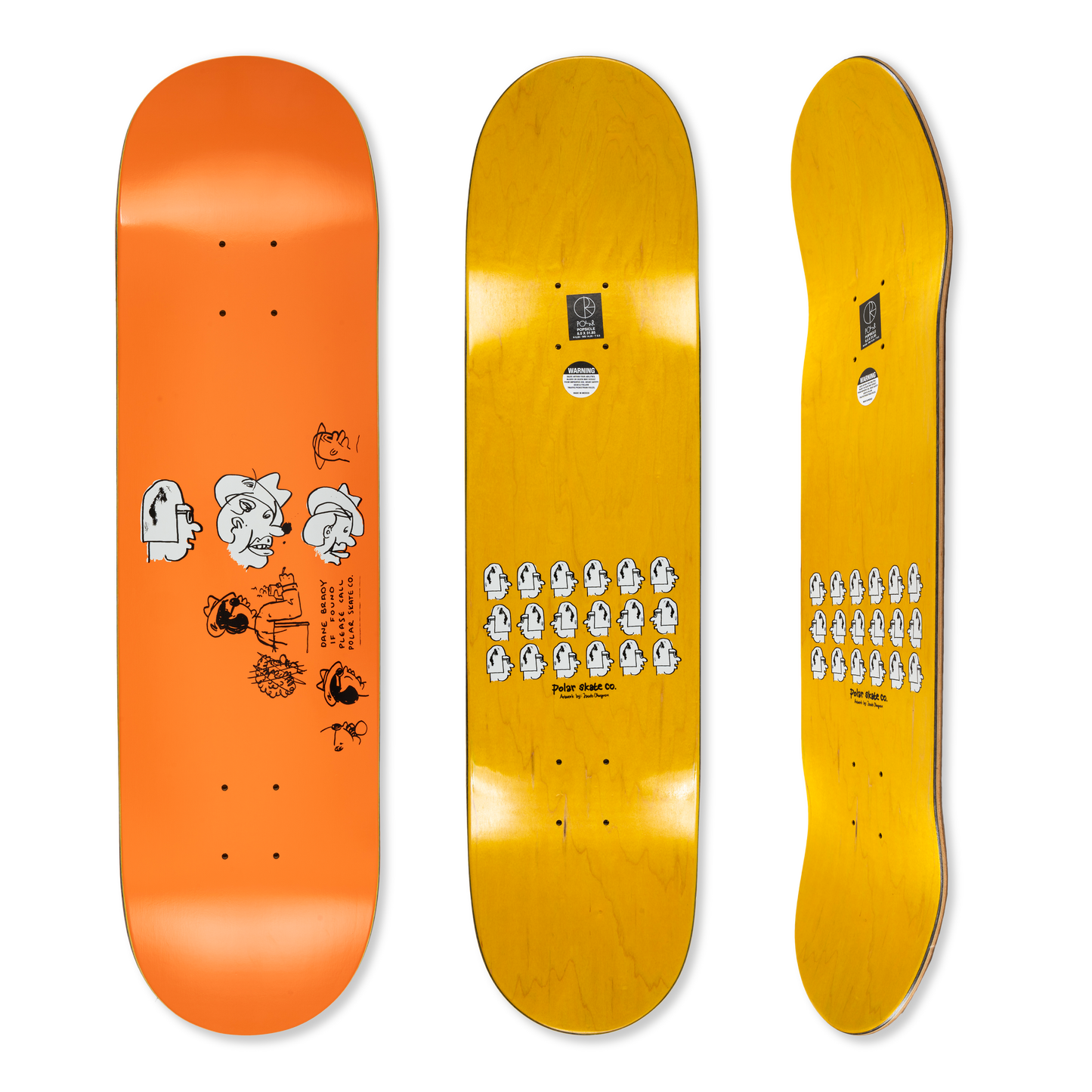 POLAR DECK | DANE BRADY - MIA - ORANGE