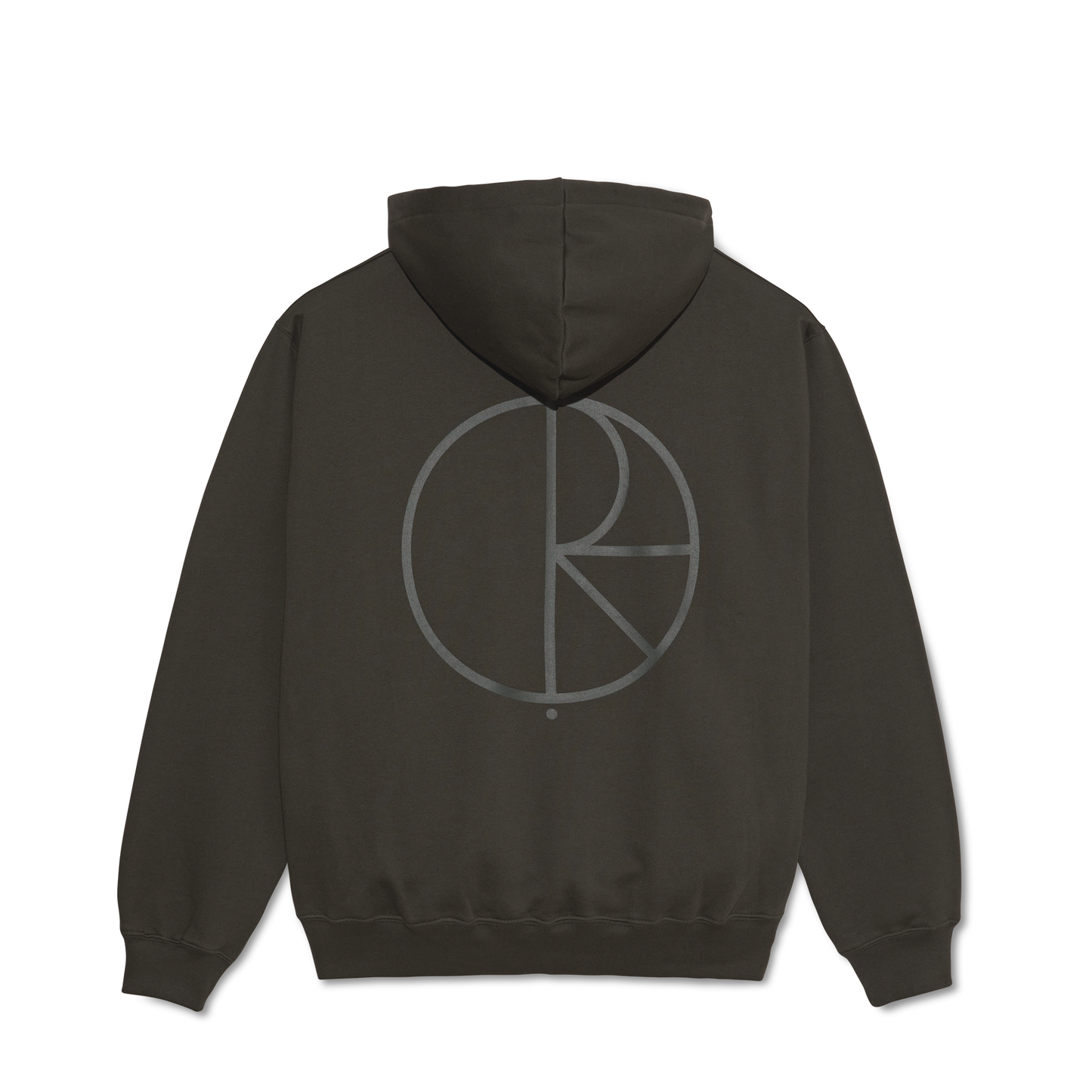 POLAR DAVE HOODIE | STROKE LOGO - DIRTY BLACK