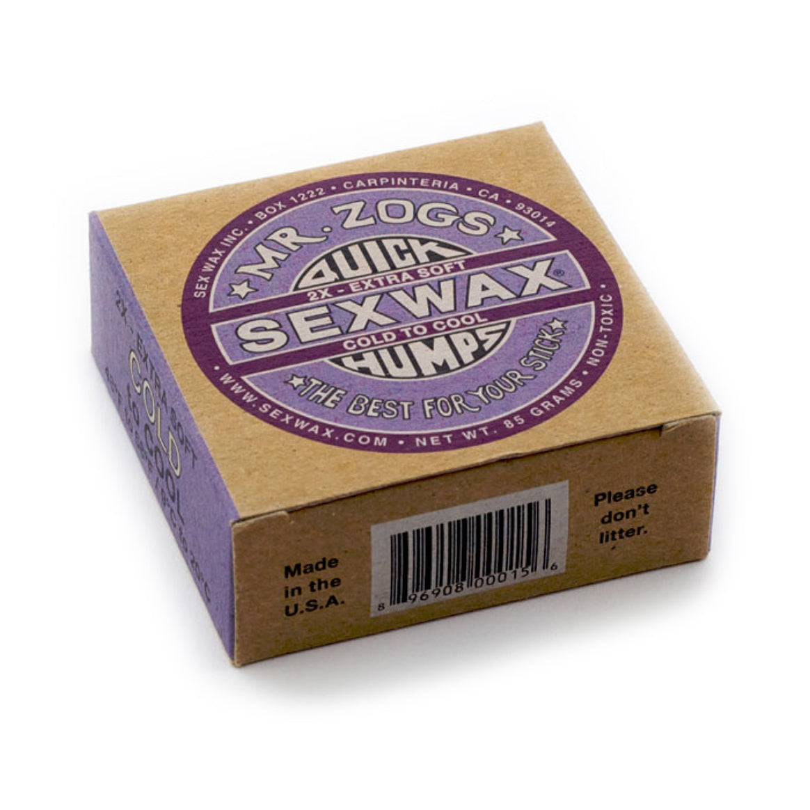 SexWax Quick Humps sērfa dēļu vasks no +9 līdz +20 °C