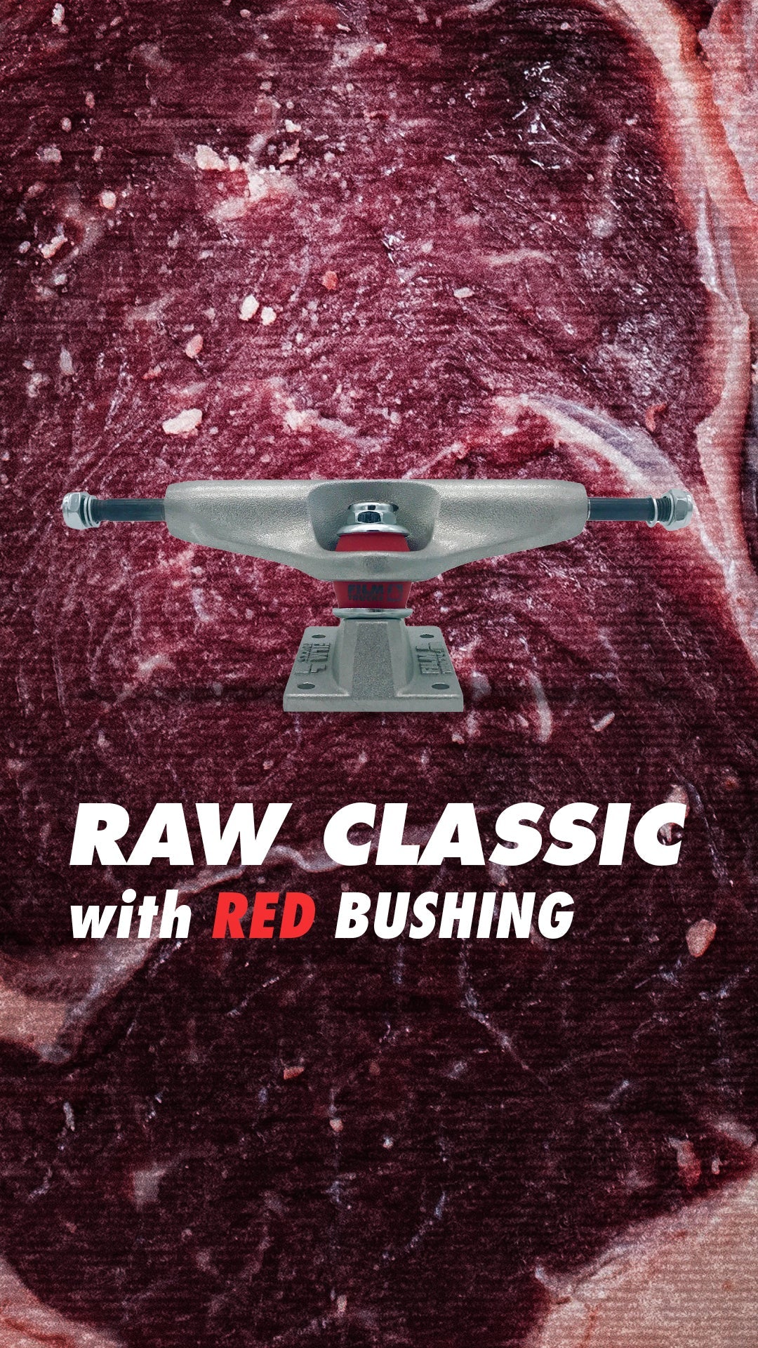 Film Trucks - RAW Trucks Red Bushings